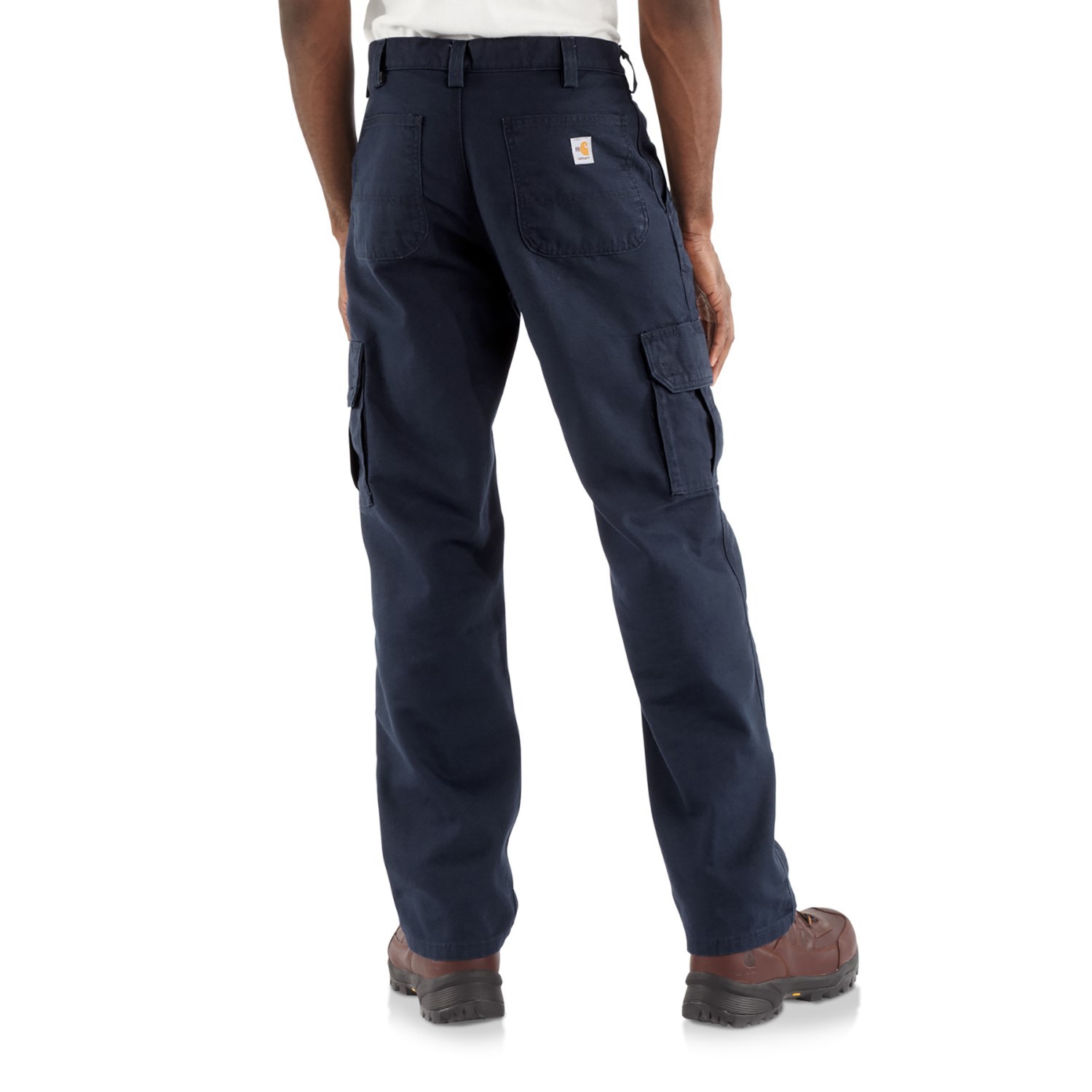 Carhartt Flame Resistant Canvas Cargo Pant in navy